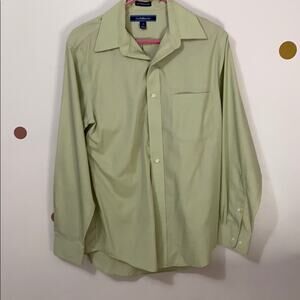 Croft’s & barrow light green men’s dress shirt - 15